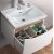 Мебель для ванной Белюкс Тобаго 600 белая/дуб сонома