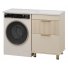 Мебель под стиральную машину Brevita Enfida 120 правая напольная бежевая