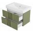 Мебель для ванной Brevita Vega 80 зеленая
