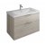 Мебель для ванной Burgbad Eqio 93 цвет фланелевый дубовый