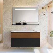 Мебель для ванной Burgbad Fiumo 120 дерево/графит