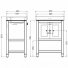 Мебель для ванной Burlington Riviera RIVF650B-R+RIV2