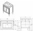 Мебель для ванной Caprigo Albion Concept 70