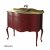 Мебель для ванной Caprigo Bourget 100 со стеклянной раковиной