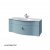 Мебель для ванной Caprigo Nokturn 100 со стеклянной раковиной