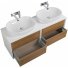 Мебель для ванной Cezares Bellagio 140-2-S Rovere Tabacco