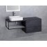 Мебель для ванной Cezares Cadro 140 Nero с двумя ящиками