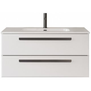 Тумба с раковиной Cezares Eco-CER-N 100-CZR-8095-100-RS156BL.3/512 Bianco Lucido