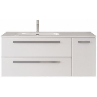 Тумба с раковиной Cezares Eco-CER-N 120-2C-1A-GR-CZR-8095-120-L Bianco Lucido