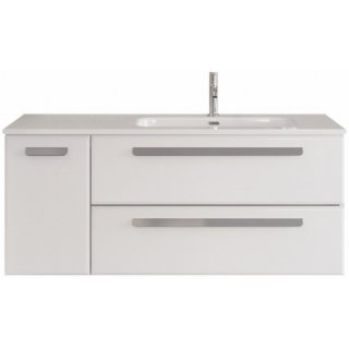 Тумба с раковиной Cezares Eco-CER-N 120-2C-1A-GR-CZR-8095-120-R Bianco Lucido