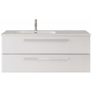 Тумба с раковиной Cezares Eco-CER-N 120-CZR-8095-120-L-RS156SC.3/512 Bianco Lucido