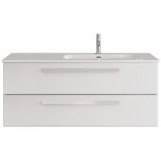 Тумба с раковиной Cezares Eco-CER-N 120-CZR-8095-120-R-RS156SC.3/512 Bianco Lucido