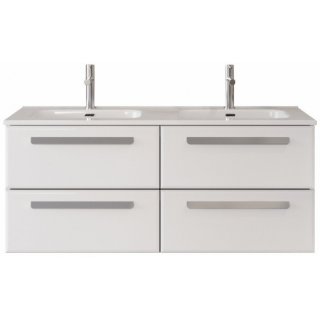 Тумба с раковиной Cezares Eco-CER-N 120-4C-CZR-8095-120-2-RS156GR.3/320 Bianco Lucido