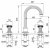 Смеситель для раковины Cezares OLIMP-BLS2-A-02-O