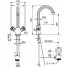 Смеситель для раковины Cezares OLIMP-LS2-02-M