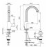 Смеситель для раковины Cezares OLIMP-LSM2-02-L