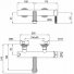 Смеситель для ванны Cezares OLIMP-VM-03/24-L