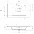 Тумба с раковиной Cezares Slider 80-PI-CZR-800/480-LV-MR-PRS Bianco Opaco