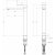 Смеситель для раковины Cezares SLIDER-LC-IN-W0