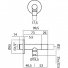 Угловой вентиль Cisal ZA002930D1