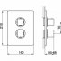 Смеситель для душа Cisal Cubic CU01810021