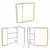 Мебель для ванной Corozo Алабама 100 см подвесная клен экрю
