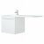 Мебель для ванной Corozo Альтаир 120 см подвесная белая