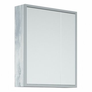 Зеркало-шкаф Corozo Айрон 60 см серый/арт