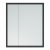 Зеркало-шкаф Corozo Айрон 70 см черный/антик