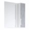 Зеркало со шкафчиком Corozo Чикаго 65 см бетон/бел...