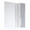 Зеркало со шкафчиком Corozo Чикаго 75 см бетон/бел...