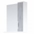 Зеркало со шкафчиком Corozo Чикаго 75 см бетон/белый