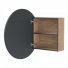 Мебель для ванной Corozo Форест 60 см сонома/черный