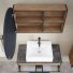 Мебель для ванной Corozo Форест 80 см сонома