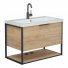 Мебель для ванной Corozo Фрейм 80 см сонома