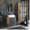 Мебель для ванной Corozo Инди 60 см дуб канзас/гра...
