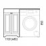 Мебель для ванной Corozo Леон 110 см белая