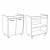 Мебель для ванной Corozo Лорена 65 см антик