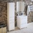 Мебель для ванной Corozo Мирэль 70 см белая