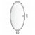Зеркало с подсветкой Corozo Ориго 120x60 см