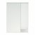 Зеркало-шкаф Corozo Сириус 55 см белый