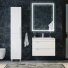 Мебель для ванной Corozo Юта 75 см подвесная белая