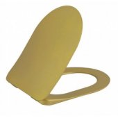 Крышка-сиденье Creavit Duck KC4080 микролифт золото