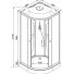 Душевая кабина Deto L 908, 80х80х215 см, сборка без силикона