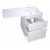 Мебель под стиральную машину Style Line Даллас 120 см 2 ящика напольная белая