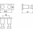 Крючок двойной Emco System2 3574 001 00