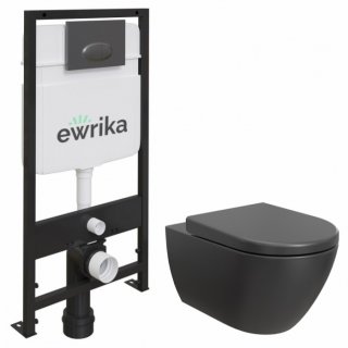 Комплект Ewrika ProLT 0026-2020 + Bocchi Venezia 1295-004-0129 + Ewrika 0054 черная матовая