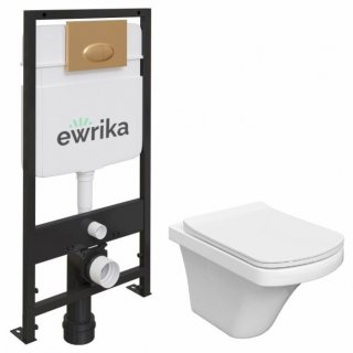 Комплект Ewrika ProLT 0026-2020 + Stworki Хальмстад SETK2804-0606-001-1-6000 + Ewrika 0053 золото матовое