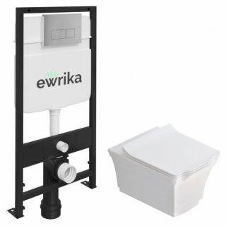 Комплект Ewrika ProLT 0026-2020 + Stworki Хадстен SETK3304-0616-001-1-6000 + Ewrika 0040 хром матовый