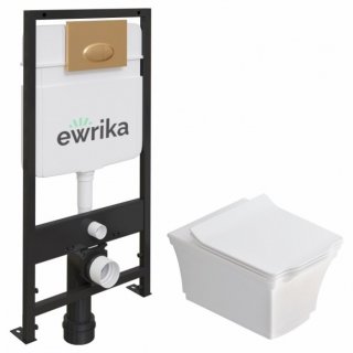 Комплект Ewrika ProLT 0026-2020 + Stworki Хадстен SETK3304-0616-001-1-6000 + Ewrika 0053 золото матовое